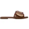 Image de REFRESH - Sandale Femme Camel - Chaussures Confortables et polyvalentes - Mode décontractée - Modèle 17502901 (Taille40)