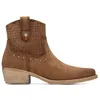 Image de REFRESH - Bottines Femme Camel - Chaussures confortables et polyvalentes - Mode décontractée - Modèle 17504202 (Taille39)