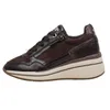 Image de XTI - Sneakers Femme Brun - Chaussures Confortables et polyvalentes - Mode décontractée - Modèle 14616901 (Taille36)