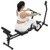 Image de Cecotec Rameur Hydraulique - Pliable et Compact - Drumfit Rower CompactROW. 12 Niveaux de Résistance, Poids jusqu'à 110 kg, Renforce Les Bras, Le Dos et Améliore la Résistance Cardiovasculaire