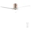 Image de Cecotec Ventilateur de Plafond avec Lumière et Télécommande de 52" EnergySilence Aero 5600 Classic Gold&White. Moteur DC 40W, 3 Pales, Lumière LED, Minuterie, 6 Vitesses, Mode Hiver/Été