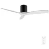 Image de Cecotec Ventilateur de Plafond avec Télécommande de 52" EnergySilence Aero 5400 Classic Black&White. Moteur DC 40W, 3 Pales, 6 Vitesses, Minuterie jusqu'à 8h, Mode Hiver/Été