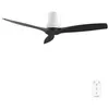 Image de Cecotec Ventilateur de Plafond avec Télécommande de 52" EnergySilence Aero 5400 Classic White&Black. Moteur DC 40W, 3 Pales, 6 Vitesses, Minuterie jusqu'à 8h, Mode Hiver/Été