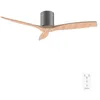 Image de Cecotec Ventilateur de Plafond avec Télécommande de 52" EnergySilence Aero 5400 Classic Iron&LightWood. Moteur DC 40W, 3 Pales, 6 Vitesses, Minuterie jusqu'à 8h, Mode Hiver/Été