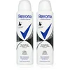 Image de Rexona Invisible Black and White spray anti-transpirant anti-traces blanches et jaunes