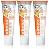 Image de Elmex Caries Protection Kids dentifrice pour enfant 3 x 50 ml