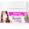 Image de Bione Cosmetics Keratin + Chinin masque crème pour cheveux 260 ml