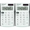 Image de REBELL re de shc312 Petit Calculatrice, écran 12 Chiffres, Blanc/Noir (Lot de 2)
