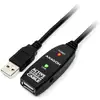 Image de AXAGON Câble USB USB 2.0 USB-A femelle, USB-A mâle 5 m noir actif avec amplification du signal ADR-205