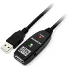 Image de AXAGON Câble USB-C USB 2.0 USB-A femelle, USB-A mâle 10 m noir actif avec amplification du signal ADR-210