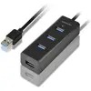 Image de AXAGON HUE-S2BL Hub USB 4 ports USB-A, Micro USB USB 3.2 Gen1 5 GBit/s