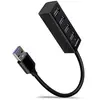 Image de AXAGON HUE-M1A Hub USB 4 ports USB-A USB 3.0 5 GBit/s noir HUE-M1A Mini Hub