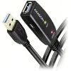 Image de AXAGON Câble USB USB 3.2 Gen1 USB-A femelle, USB-A mâle 5 m multicolore actif avec amplification du signal ADR-305