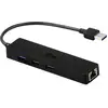 Image de Adaptateur réseau i-tec i-Tec USB 3.0 Slim HUB 3 Port + Gigabit Ethernet Adapter USB 3.1 (Gen 1)
