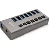 Image de i-tec U3CHARGEHUB7 Hub USB 7 ports USB-A USB 3.0 5 GBit/s gris I-TEC USB 3.0 Charging HUB 7 Port