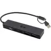 Image de i-tec C31HUBMETAL2A2C Hub USB 2+2 ports USB-A, USB-C® USB 3.2 Gen2 10 GBit/s avec fiche mâle USB-C noir I-TEC USB-C Metal HUB 2xUSB 3.0 2xUSB-C