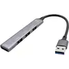 Image de i-tec U3HUBMETALMINI4 Hub USB 4 ports USB-A USB 3.0 5 GBit/s multicolore I-TEC USB 3.0 Metal HUB 4 Port passive