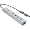 Image de i-tec CAHUBMETAL7 Hub USB 4 + 3 ports USB-A, USB-C® USB 3.1 Gen1 5 GBit/s gris CAHUBMETAL7