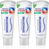 Image de Sensodyne Sensitivity & Gum dentifrice pour dents sensibles Mint 3x75 ml