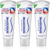Image de Sensodyne Sensitivity & Gum Whitening dentifrice blanchissant protection dents et gencives 3x75 ml