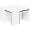 Image de CONCEPT1 Ensemble de ortanca blanc 60 x 60 x h36,8cm 746JUG2809