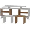 Image de CONCEPT1 Kutay - Blanc, Teck 120 x 56,9 x 29,5 788DEC3003