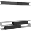 Image de CONCEPT1 Sims - Noir, Blanc 176 x 39 x 31,5 788DEC3061