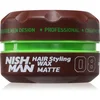 Image de Nish Man 08 cire coiffante pour cheveux courts effet mat 150 ml