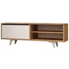 Image de CONCEPT1 en chêne Maku, blanc 120 x 47 x 35 811MDD3007