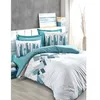Image de CONCEPT1 Nesto 240x220cm + 2 taies 60x60 vert pétrole 129CTN62631