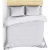 Image de CONCEPT1 Elegant 240x220cm + 2 taies 60x60 satin blanc 129CTN63488