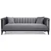 Image de CONCEPT1 Trendy 3 places gris foncé 225 x 89 x h79 569HLN1109