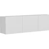 Image de CONCEPT1 Modern suspendu blanc 150 x 31 x h44 cm 382NRC1110