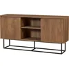 Image de CONCEPT1 Zela noyer noir 140 x 36 x 72cm 863SPH5118