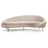 Image de CONCEPT1 Eses 3 places droite beige 255 x 120 x h85 560ARE1349