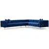 Image de CONCEPT1 Como angle droit bleu marine 310 x 270 x h70 569HLN1316