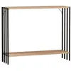 Image de CONCEPT1 Verona en pin atlantique noir 90 x 26 x h74cm 379VLV3105