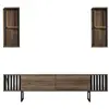 Image de CONCEPT1 Chrome Line - Noyer, Noir 180 x 30 x 48 618BLY1144