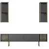 Image de CONCEPT1 Gold Line - Anthracite, Noir 180 x 30 x 48 618BLY1145