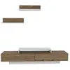 Image de CONCEPT1 Lusi - Blanc, Chêne Oud 180 x 40 x 31 322RTC2154
