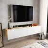 Image de Hanah Home Support TV, mélamine, Sapphire Blanc, Taille Unique