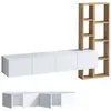 Image de CONCEPT1 Pana Blanc, Chêne 182 x 25 x 32 393MRD1283
