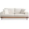 Image de CONCEPT1 Eti Oak 3 places blanc 220 x 98 x h78 560ARE2120