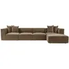 Image de CONCEPT1 Sora angle marron 350 x 190 x h65 560ARE2201