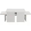 Image de CONCEPT1 Sanctuaire Bois blanc 110 x 45 x h30cm 241NRD1219