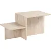 Image de CONCEPT1 Harmonie travertin 80 x 40 x h40cm 241NRD1226