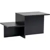 Image de CONCEPT1 Harmonie Bois noir 80 x 40 x h40cm 241NRD1227
