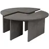 Image de CONCEPT1 Moira gris béton 90 x 90 x h41cm 241NRD1407