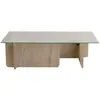 Image de CONCEPT1 Flavio travertin 105 x 65 x h40cm 353NRD1110