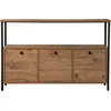 Image de CONCEPT1 Solace pin atlantique noir 120 x 29,5 x 77cm 241NRD1340